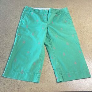 J. Crew Weathered Broken-In Classic Twill Chino Favorite Fit Clam Digger Shorts
